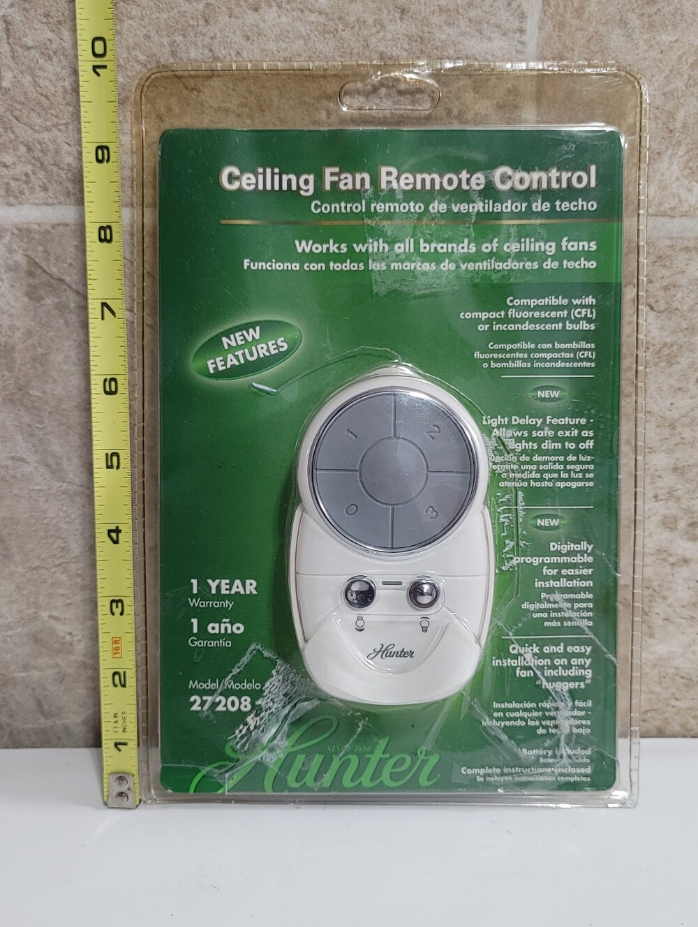 Hunter Ceiling Fan Remote Control # 27208